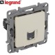 Prise encastrable RJ45 UTP CAT.6 LEGRAND Niloe crème