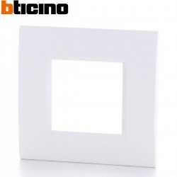 Plaque de recouvrement simple BTICINO livinglight blanc