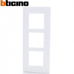 Plaque de recouvrement triple BTICINO livinglight blanc