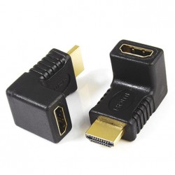 Adaptateur HDMI mâle/femelle coudé 90° PROFILE
