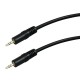 Câble audio double mini jack mâle 3,5mm 1,5 mètre PROFILE