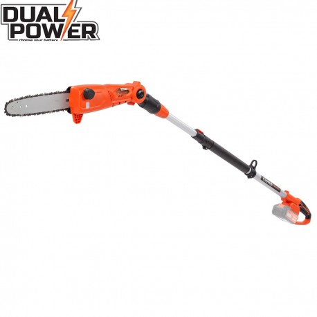 DUAL POWER tronçonneuse sur perche sans fil 25cm 40V - sans batterie