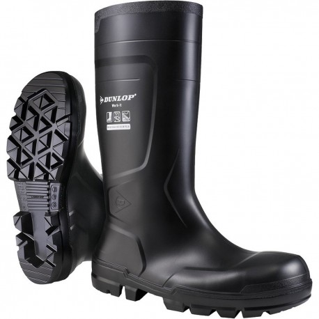 Botte de sécurité S5 PVC Dunlop Work-it noir
