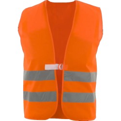 Veste de sécurité orange fluo taille standard