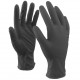 Boite de 100 gants latex à usage unique en nitrile noir