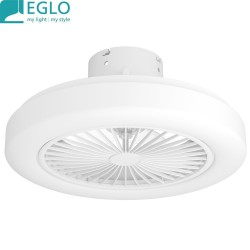 ORTONA plafonnier/ventilateur LED blanc
