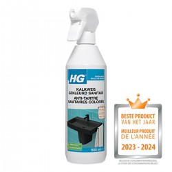 HG spray anti-tartre sanitaires colorés