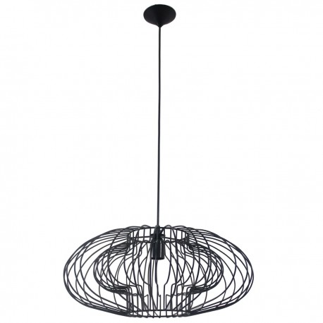 STRINGS Suspension métal filaire noir E27 50cm