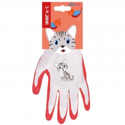 Gants de jardinage enfant chat
