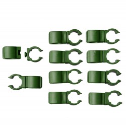 10 connecteurs 360° pour tuteurs réutilisables Ø16 mm