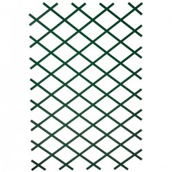 Treillis croisillons PVC vert 50x150 cm