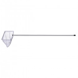 Epuisette rectangulaire manche alu mailles fines 100 cm