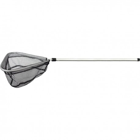 Epuisette triangulaire manche alu mailles grossières 75cm
