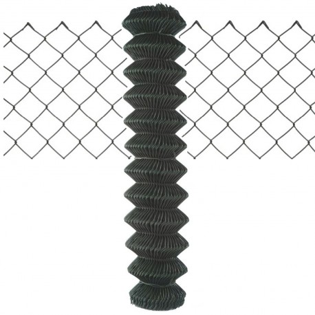 Treillis simple torsion PVC 75cm x 25m vert