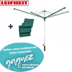 Séchoir parapluie LEIFHEIT Linomatic 500 Deluxe Cover