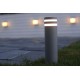 Poteau lumineux FOCUS 40cm gris foncé
