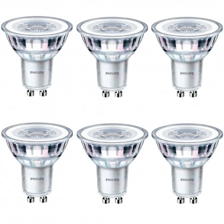 6 ampoules GU10 LED PHILIPS ~50W ND