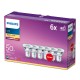 6 ampoules GU10 LED PHILIPS ~50W ND