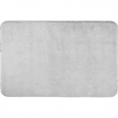 Tapis de bain WENKO Saravan gris clair 50 x 80 cm