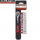 Set racagnac + 12 douilles KREATOR 1/4" 4-13mm