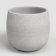 Cache-pot rond céramique HEMERA 29 crème