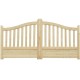 Portail double GIVRY traité 400 x h.130cm
