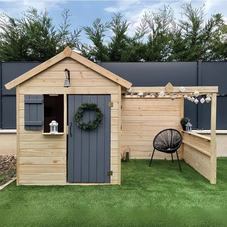 Maison d'enfant avec pergola ADONIS