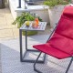 Table d'appoint ESTELLA graphite H56cm