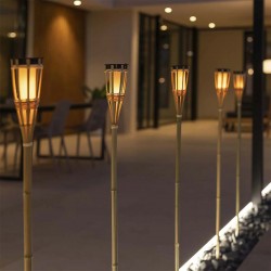 Torche solaire en bambou HIAMA