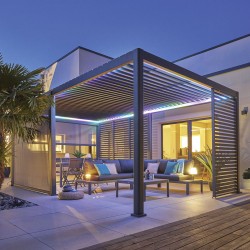 Pergola bioclimatique électrique ELISA 600x360cm