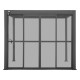 Portes coulissantes graphites pour pergola ELISA 360 cm
