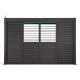Persiennes coulissantes pour pergola ELISA 360 cm