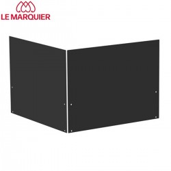 Crédence d'angle noire pour cuisine LE MARQUIER