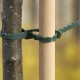 30 liens PVC vert réutilisables 23 cm