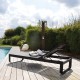 Lit de jardin SIENNA anthracite
