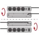 Bloc multiprises 4P cable 1,5 m BRENNENSTUHL Primera