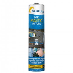 Mastic de réparation toiture AQUAPLAN noir 310 ml