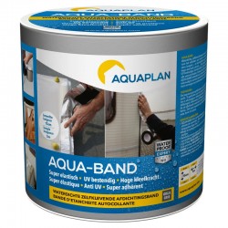 Bande d'étanchéité autocollante AQUAPLAN 150mm x 5 M gris foncé