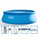 Piscine autoportée INTEX 457 cm
