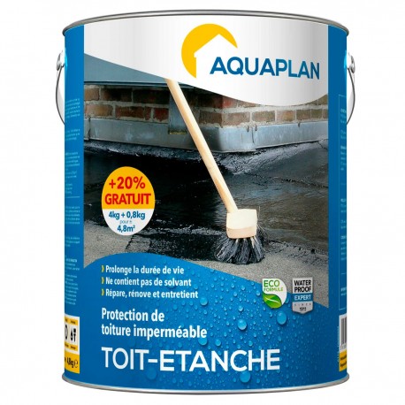 Toit étanche AQUAPLAN 4 Kg + 20% noir