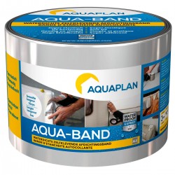 Bande d'étanchéité autocollante AQUAPLAN 100mm x 5 M alu
