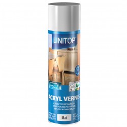 LINITOP Spray vernis acrylique polyuréthane 400 ml incolore mat