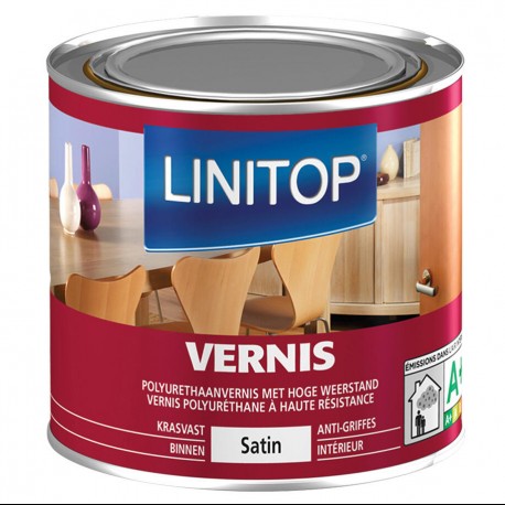 LINITOP vernis bois intérieur satin 0,25 L