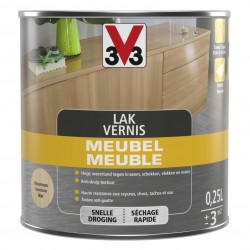 V33 vernis meuble incolore mat 0,25 L