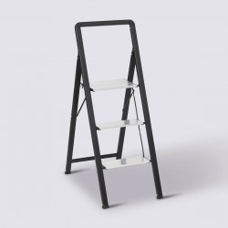 Escabeau 3 marches extra-plat