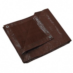 Bâche à oeillets PE 120gr