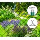 Treillis simple torsion PVC 100cm x 25m vert