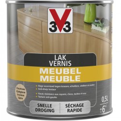 V33 vernis meuble incolore satin 0,50 L