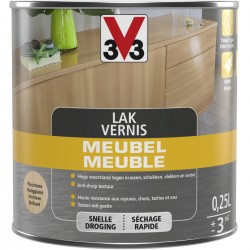 V33 vernis meuble incolore brillant 0,25 L