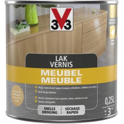 V33 vernis meuble chêne clair satin 0,25 L